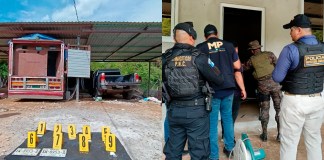El Ministerio Público (MP) realizó un operativo en La Democracia, Huehuetenango en donde localizó varios ilícitos. Fotos La Hora: MP