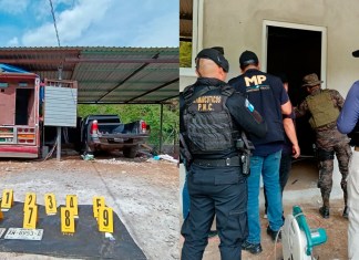 El Ministerio Público (MP) realizó un operativo en La Democracia, Huehuetenango en donde localizó varios ilícitos. Fotos La Hora: MP