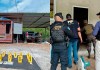 El Ministerio Público (MP) realizó un operativo en La Democracia, Huehuetenango en donde localizó varios ilícitos. Fotos La Hora: MP