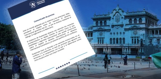 Gobierno de Guatemala hace llamada a la diplomacia ante crisis en Medio Oriente.