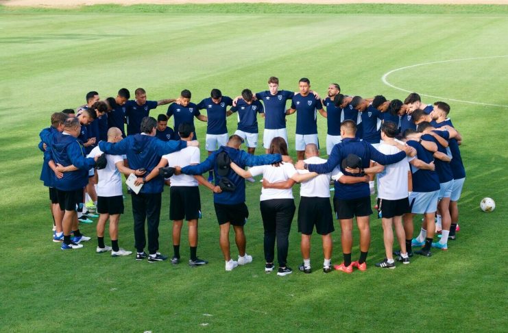 La selección de Guatemala se prepara para su debut ante Jamaica en la Copa Oro. Foto: Fedefut