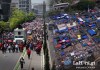 El STEG, liderado por Joviel Acevedo, ha realizado varias acciones, incluyendo manifestaciones, paros labores y un campamento. Diseño La Hora: Alejandro Ramírez