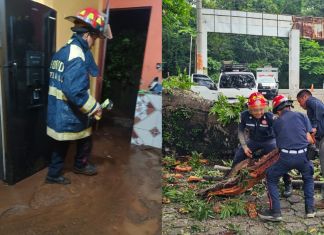 Emergencias en temporada de lluvias 2025 atendidas por Conred. Foto La Hora: Conred