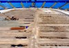 El Estadio Nacional Doroteo Guamuch Flores estaría preparado a finales de año. Foto La Hora: Remodelación Estadio Doroteo Guamuch Flores