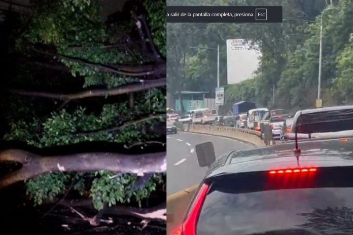 Autoridades de la PMT de Villa Nueva reporta diversas complicaciones en el tráfico del sector de Barcenas y la ruta CA-9 sur.