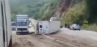 Contenedor volcado