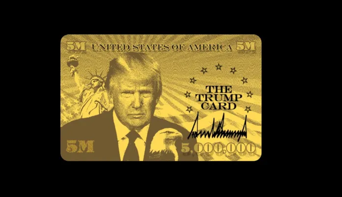 trump targeta Trump lanza sitio oficial para la «tarjeta dorada Trump» y asegura que la lista ya esta abierta.