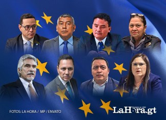 El círculo cercano de Consuelo Porras, dos jueces y la FCT, forman parte de los sancionados por la Unión Europea. Diseño La Hora: Alejandro Ramírez