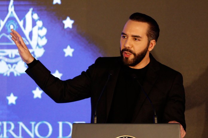 El presidente de El Salvador, Nayib Bukele, en una foto de archivo. Foto La Hora: EFE