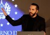 El presidente de El Salvador, Nayib Bukele, en una foto de archivo. Foto La Hora: EFE