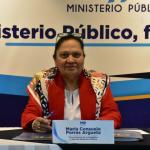 La fiscal María Consuelo Porras de nuevo invita a los diputados por la aprobación de un punto resolutivo contra pandillas. Foto: La Hora / Archivo