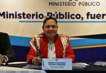 La fiscal María Consuelo Porras de nuevo invita a los diputados por la aprobación de un punto resolutivo contra pandillas. Foto: La Hora / Archivo