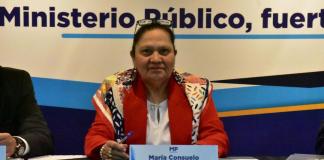 La fiscal María Consuelo Porras de nuevo invita a los diputados por la aprobación de un punto resolutivo contra pandillas. Foto: La Hora / Archivo