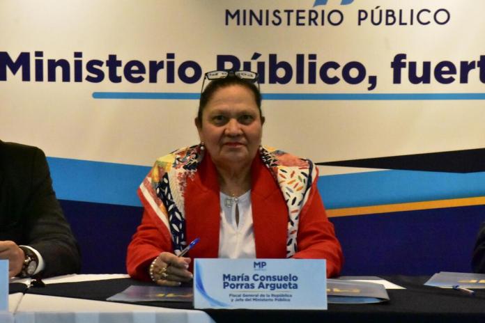 La fiscal general y jefa del MP, Consuelo Porras, habló sobre el caso contra Melvin Quijivix, expresidente del INDE.