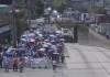 Luego de una intensa jornada de bloqueos por parte del STEG de Joviel Acevedo, al rededor del medio día los puntos fueron habilitados. Foto: Fabricio Alonzo