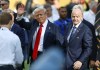 El presidente estadounidense, Donald Trump, anunció el envío de misiles Patriot a Ucrania, pero exigió a Europa asumir el costo. Foto La Hora: EFE/EPA/CJ GUNTHER