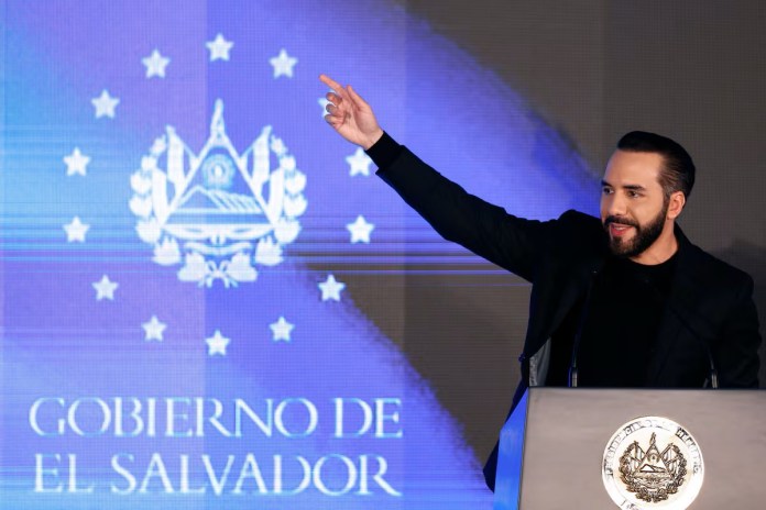 El presidente de El Salvador, Nayib Bukele.
