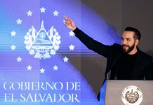 El presidente de El Salvador, Nayib Bukele.