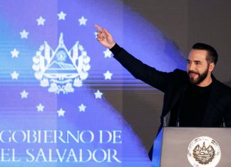 El presidente de El Salvador, Nayib Bukele.