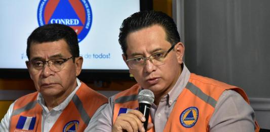 El director del Instituto Nacional de Sismología, Vulcanología, Meteorología e Hidrología (Insivumeh) dio detalles sobre los sismos. Foto La Hora: Daniel Ramírez