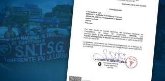 Sindicato de Salud toma parqueos del MSPAS por «actividad sindicalistas» Sindicato de salud toma parqueos del Ministerio de Salud por "actividad sindical" este 10 de julio