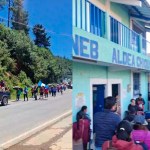 El Sindicato de Trabajadores de la Educación de Guatemala (STEG) inició una caravana desde el departamento de Huehuetenango. Foto La Hora: STEG Huehue