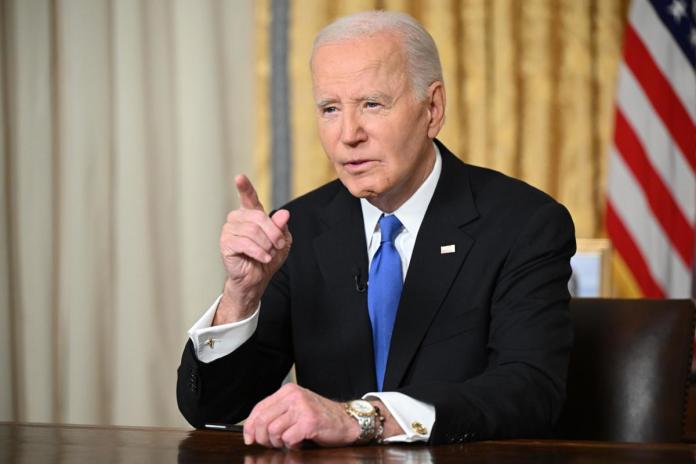 Fotografía de archivo del expresidente Joe BIden. Foto La Hora: EFE