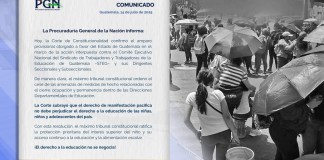La Procuraduría General de la Nación (PGN) se pronunció sobre la resolución de la CC que ordena al STEG el cese de medidas de hecho. Diseño Alejandro Ramírez