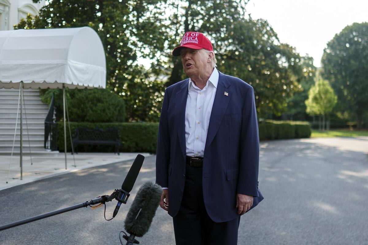 Trump anuncia que Israel acepta propuesta de alto el fuego de 6