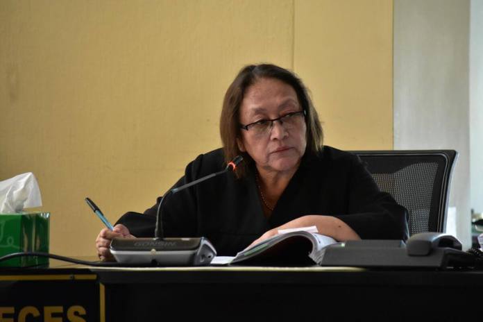 Juez Abelina Cruz fue recusada por la PGN en el caso Libramiento de Chimaltenango. Foto La Hora: Daniel Ramírez
