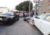 Accidente de tránsito en zona 9. Foto La Hora: Bomberos Voluntarios