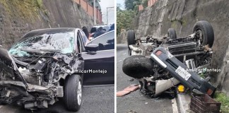 Liberan tramo en bulevar Rafael Landívar tras colisión de dos vehículos Amílcar Montejo: Colisión en bulevar Rafael Landívar, zona 16, ha sido liberado.
