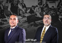 Presidente Bernardo Arévalo y diputado Luis Aguirre.