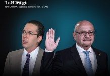El diputado Felipe Alejos y el exsuperintendente de Bancos, Erick Armando Vargas Sierra. Diseño: Roberto Altán.