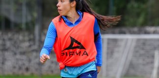Ana Lucía Martínez se entrenó con su nuevo equipo, el Cruz Azul Femenil