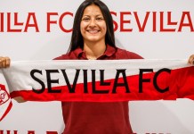 ¡Oficial! la guatemalteca Andrea Álvarez es nueva delantera del Sevilla FC Femenino ¡Oficial! Andrea Álvarez es nueva delantera del Sevilla. Foto La Hora: Oficial Sevilla Femenil.