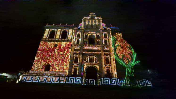 Festival de la Luz 2025, San Francisco el Grande. Foto La Hora - Julio Sicán