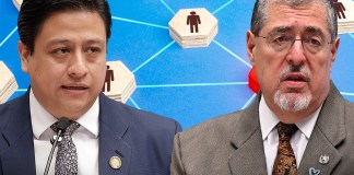 Comisión anticorrupción del Gobierno de Arévalo impulsa red de Instancias de Asuntos de Probidad El comisionado Nacional contra la Corrupción, Julio Flores, y el presidente Bernardo Arévalo. Diseño: La Hora / Alejandro Ramírez.