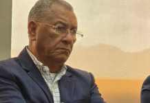 Expresidente del Congreso, Arístides Crespo, se presentó a rendir primera declaración. Foto La Hora: Sergio Osegueda