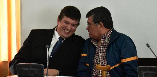 Gustavo Medrano, hijo del exalcalde Arnoldo Medrano será el garante de su padre. Foto La Hora: Daniel Ramírez