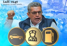 El líder del STEG, Joviel Acevedo. Foto La Hora/ Diseño Roberto Altán