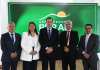 Representantes de Aseguradora Rural en presentación de "Mi Carro Seguro Cobertura Total". Foto: Cortesía de Aseguradora Banrural.