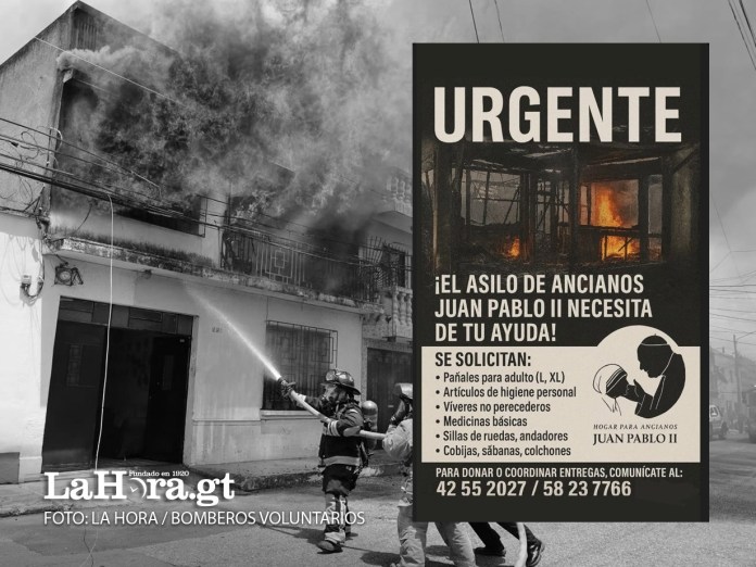 Asilo Juan Pablo II solicita ayuda tras incendio que consumió sus instalaciones