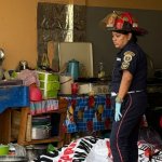 Ataque armado en un comedor de Villa Hermosa 1. Foto La Hora: ASONBOMD