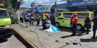 Ataque armado registrado en la zona 9 capitalina. Foto La Hora: CBM