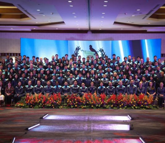 Acto de juramentación de atletas guatemaltecos. Foto La Hora: MCD