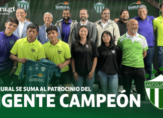 Banrural se suma al patrocinio del vigente Campeón, Antigua GFC