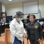 La excandidata Blanca Saravia fue beneficiada con un cambio de delito de asesinato a encubrimiento propio el pasado 13 de junio. Foto La Hora: Fabricio Alonzo
