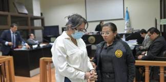 La excandidata Blanca Saravia fue beneficiada con un cambio de delito de asesinato a encubrimiento propio el pasado 13 de junio. Foto La Hora: Fabricio Alonzo