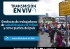 En vivo: Sindicato de trabajadores de salud bloquea el Trébol y otros puntos del país. Foto La Hora: Daniel Ramírez.